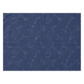 Zodiac Constellations met een donkerblauwe Starry  Tafelkleed (Voorkant (Horizontaal))