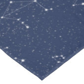 Zodiac Constellations met een donkerblauwe Starry  Tafelkleed (Gekanteld)