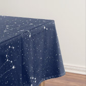 Zodiac Constellations met een donkerblauwe Starry  Tafelkleed (Voorbeeld)