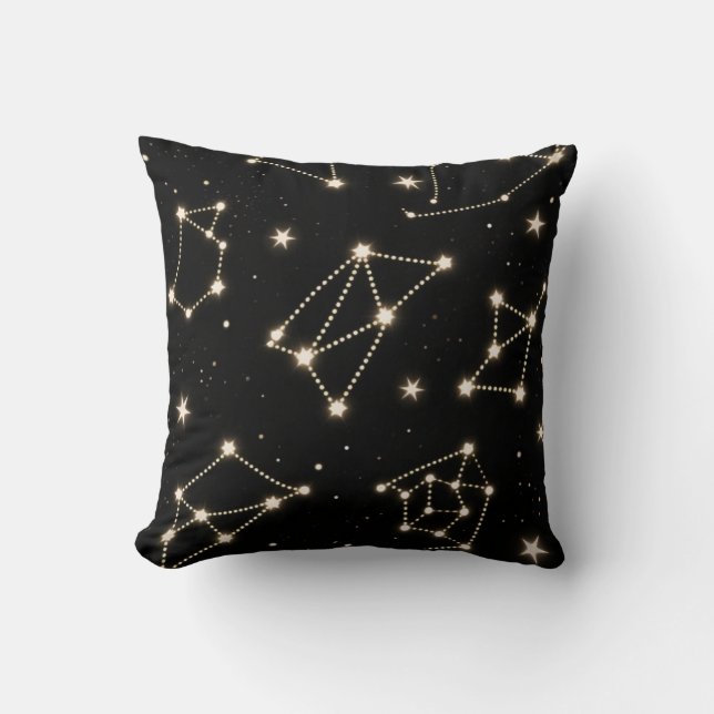 Zodiac Constellations Patroon werpen kussen (Voorkant)