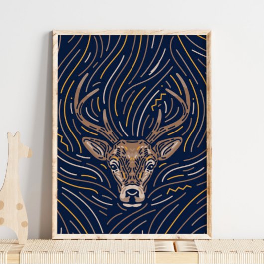 Zodiac Deer Animal Print | Deer Print