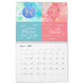 Zodiac Duets 2026 Astrologische kunst Kalender (Mar 2027)