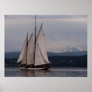 Zodiac en Mt Baker Poster