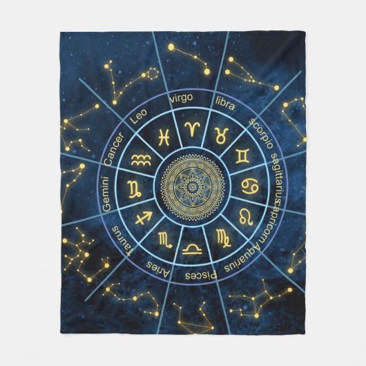 Zodiac Fleece Blanket (Voorkant)