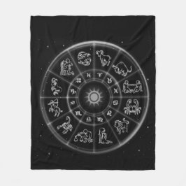 Zodiac Fleece Deken