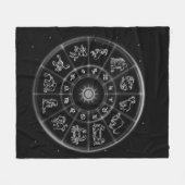 Zodiac Fleece Deken (Voorkant (Horizontaal))
