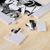 Zodiac Fortune Teller Tarot Card Art Collage Legpuzzel (Zijkant)