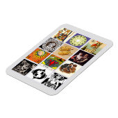 Zodiac Fortune Teller Tarot Card Art Collage Magneet (Linkerzijde)