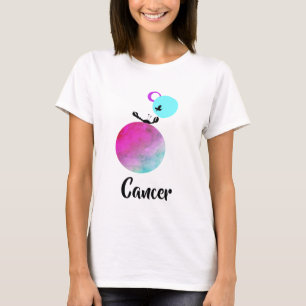 *~* Zodiac Funny Gekke van vrouwenkanker T-shirt