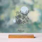 Zodiac Geboortebloem Gepersonaliseerde Waterman Gi Acryl Bord (Neutraal)