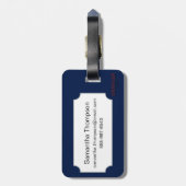 Zodiac: Gemini 1482 Bagagelabel (Achterkant verticaal)