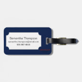 Zodiac: Gemini 1482 Bagagelabel (Achterkant horizontaal)