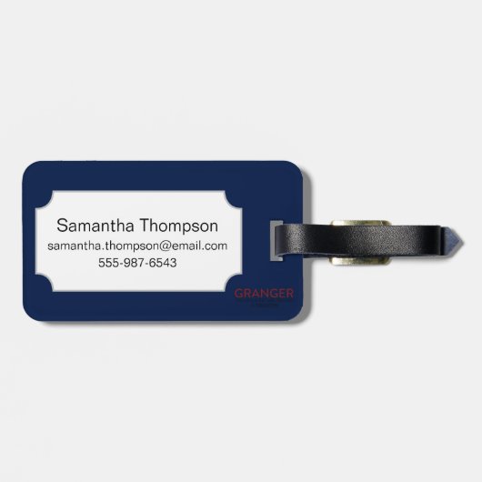 Zodiac: Gemini 1482 Bagagelabel (Achterkant horizontaal)