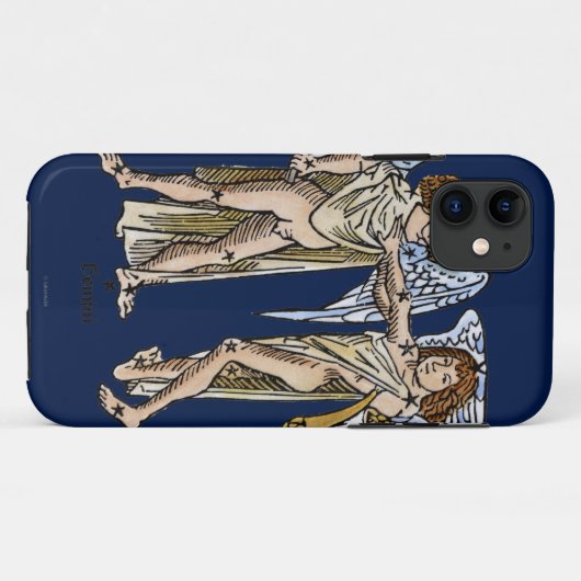 Zodiac: Gemini 1482 Case-Mate iPhone Case (Achterkant (horizontaal))