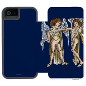 Zodiac: Gemini 1482 Incipio iPhone Portemonnee Hoesje (Agenda Open)