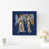 Zodiac: Gemini 1482 Vierkante Klok (Huis)