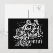 Zodiac Gemini Briefkaart (Voorkant / Achterkant)