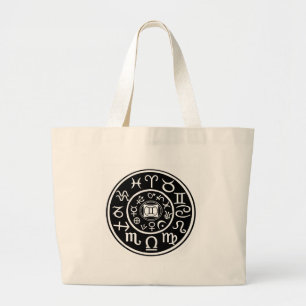 Zodiac - Gemini Constellation & Planetary Design Grote Tote Bag