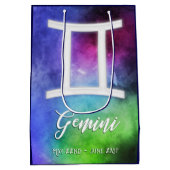 Zodiac: Gemini Dates Medium Cadeauzakje (Achterkant)