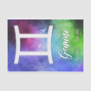 Zodiac: Gemini Dates Tissuepapier