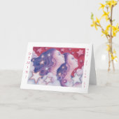 Zodiac Gemini 'Happy Birthday' witte grens Kaart (Gele Bloem)