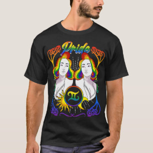 Zodiac Gemini LGBTQ Pride T-shirt