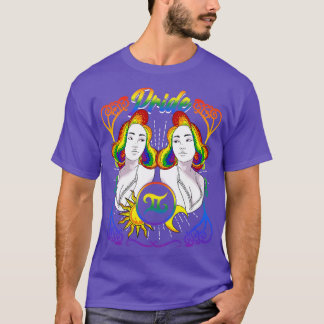 Zodiac Gemini LGBTQ Pride T-shirt
