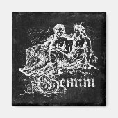 Zodiac Gemini Magneet (Voorkant)