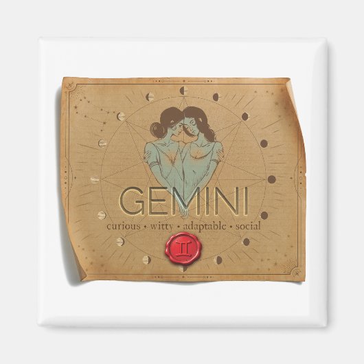 ZODIAC - Gemini - Magnet (Voorkant)