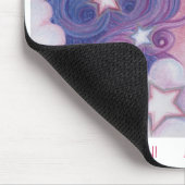 Zodiac Gemini mousepad witte grens Muismat (Hoek)