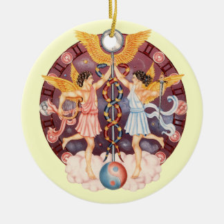 Zodiac Gemini - Pas het aan! Keramisch Ornament