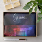 Zodiac: Gemini Rainbow Space Tissuepapier (Geschenk)