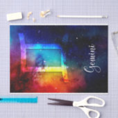 Zodiac: Gemini Rainbow Space Tissuepapier (Craft)