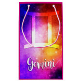 Zodiac: Gemini Snoep Space Klein Cadeauzakje (Achterkant)
