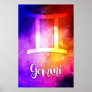 Zodiac: Gemini Snoep Space Poster