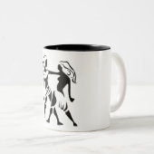 ZODIAC GEMINI-TEKEN TWEEKLEURIGE KOFFIEMOK (Voorkant rechts)