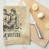  Zodiac Gemini Theedoek (Quarter Fold)