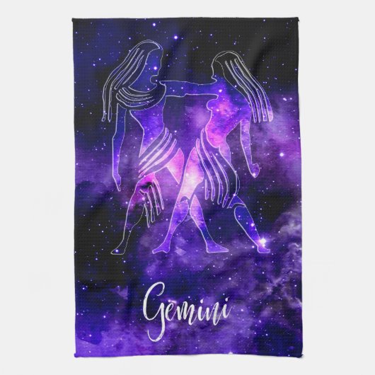 Zodiac: Gemini Theedoek (Verticaal)
