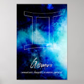 Zodiac: Gemini Traits Poster (Voorkant)