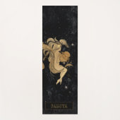 Zodiac Goddess | Cosmic Gold Aquarius Astrologie Yogamat (Voorkant)