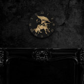 Zodiac Goddess | Cosmic Gold Taurus Astrologie Ronde Klok