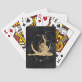 Zodiac Goddess | Kosmische gouden Boogschutter Ast Pokerkaarten (Achterkant)