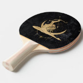 Zodiac Goddess | Kosmische gouden Boogschutter Ast Tafeltennisbatje (Voorkant Gekanteld)