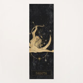Zodiac Goddess | Kosmische gouden Boogschutter Ast Yogamat (Voorkant)
