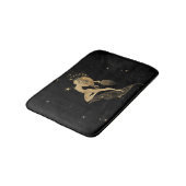 Zodiac Goddess | Kosmische gouden Ram Astrologie Badmat (Gekanteld)