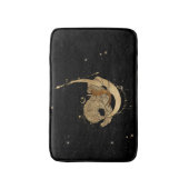 Zodiac Goddess | Kosmische gouden Steenbok Astrolo Badmat (Voorkant Verticaal)