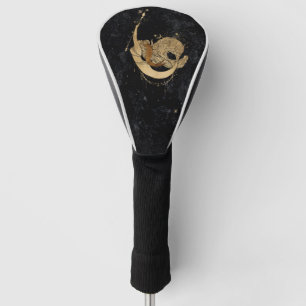 Zodiac Goddess   Kosmische gouden Steenbok Astrolo Golfheadcover