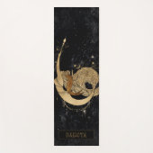 Zodiac Goddess | Kosmische gouden Steenbok Astrolo Yogamat (Voorkant)