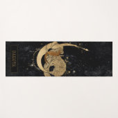 Zodiac Goddess | Kosmische gouden Steenbok Astrolo Yogamat (Voorkant (horizontaal))