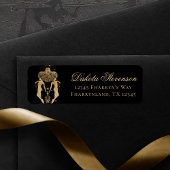 Zodiac Goddess | Kosmische gouden Tweelingen Astro Etiket